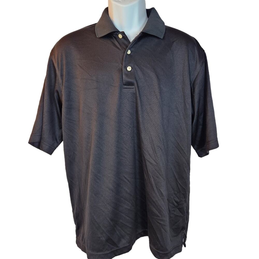 Bolle Golf Polo Shirt Mens Sz Large Black Activewear
